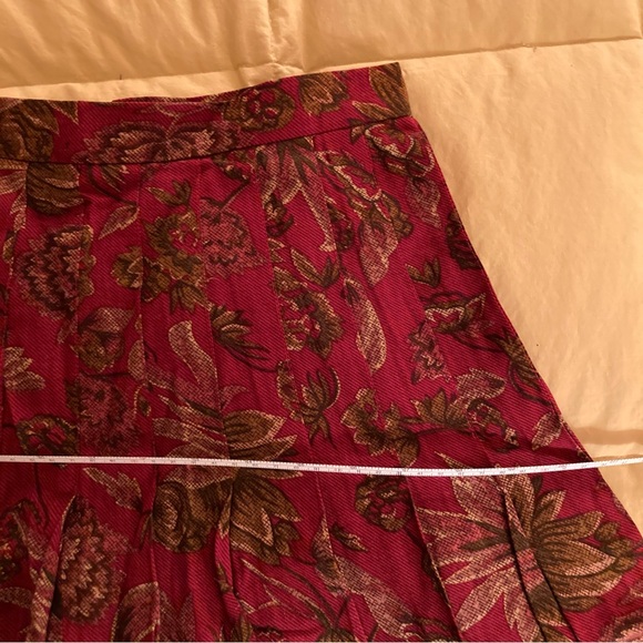 Vintage Seasons Best Wool Floral Skirt Medium - Picture 9 of 13